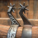 B. Anthony Silver Mounted 7pt. Spurs Tack - Spurs John Jennings