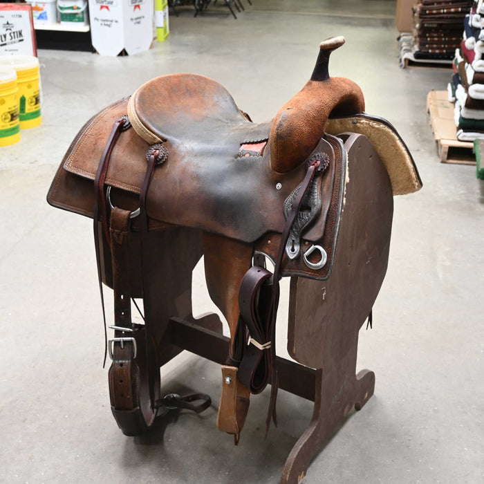 15.5" USED JEFF SMITH CUTTING SADDLE