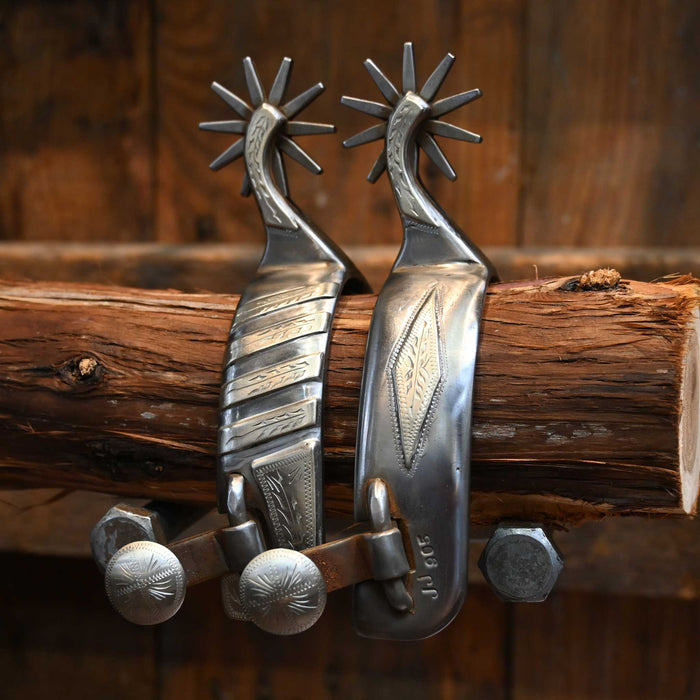 Jason Jarvis #905 Silver Mounted 10pt. Spurs