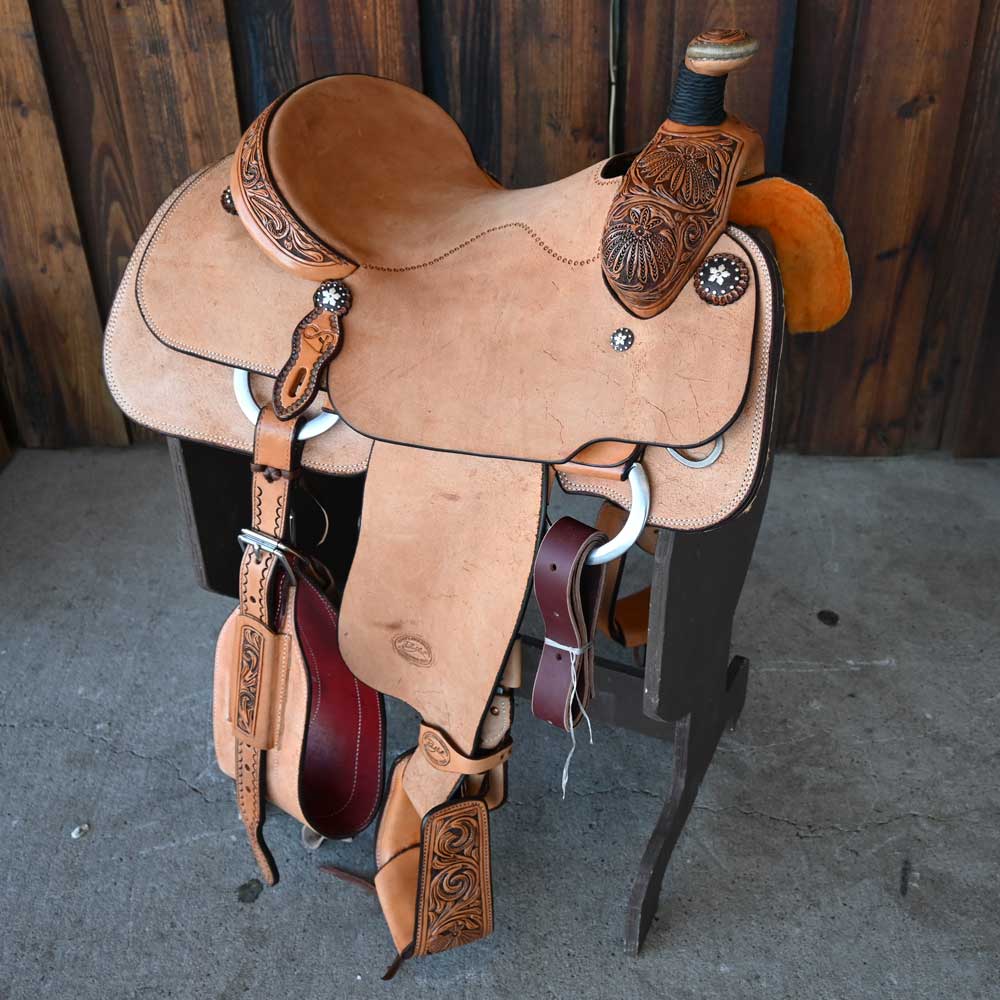 15" PATRICK SMITH ROPING SADDLE Saddles Patrick Smith   