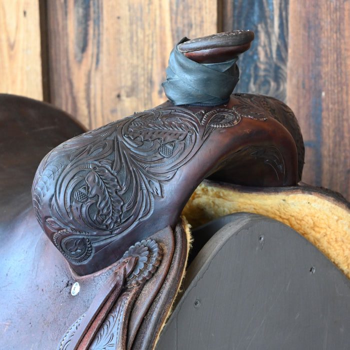 15" USED JEFF SMITH RANCH SADDLE