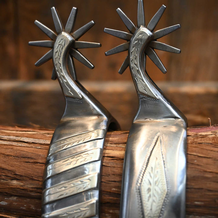 Jason Jarvis #905 Silver Mounted 10pt. Spurs