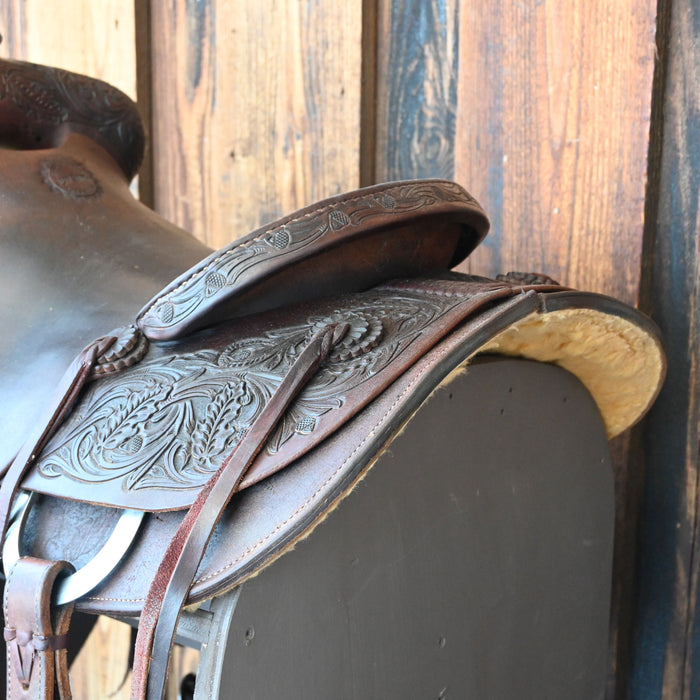 15" USED JEFF SMITH RANCH SADDLE