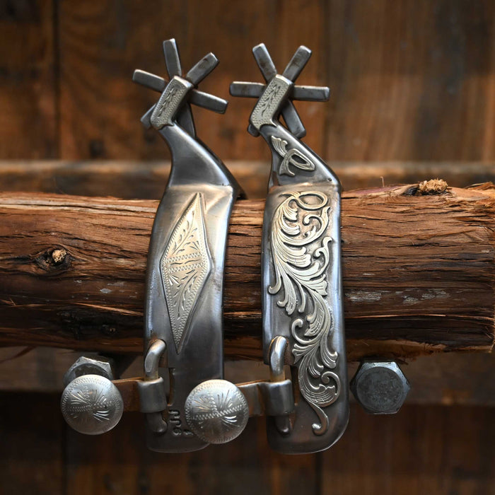 Jason Jarvis #916 Silver Mounted 6pt. Spurs