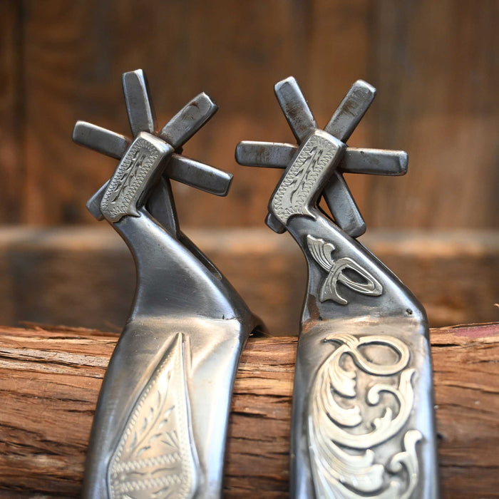 Jason Jarvis #916 Silver Mounted 6pt. Spurs