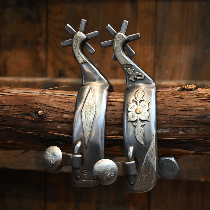 Jason Jarvis #911 Silver Mounted 6pt. Spurs