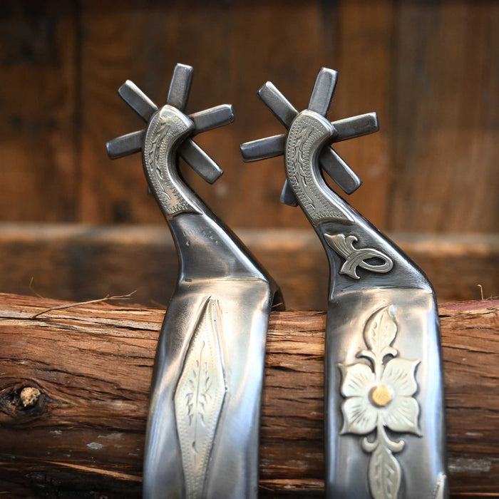 Jason Jarvis #911 Silver Mounted 6pt. Spurs