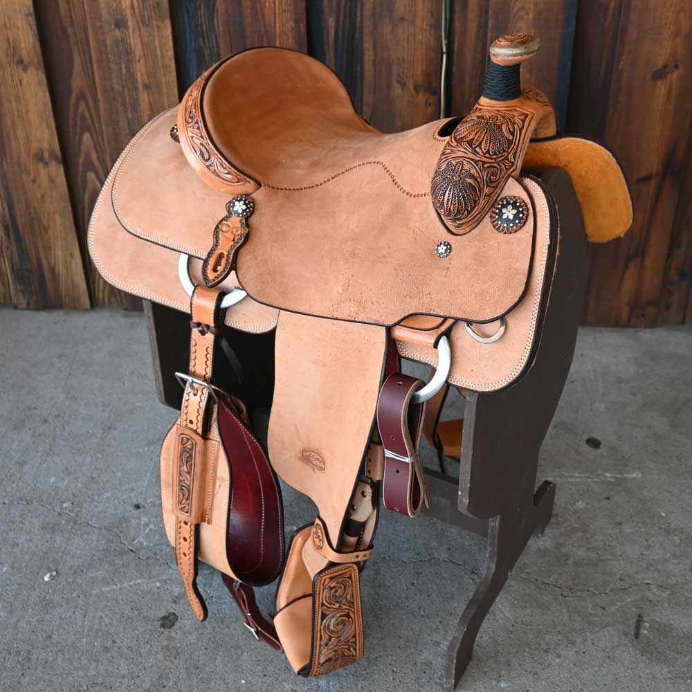 15.5" PATRICK SMITH ROPING SADDLE Saddles Patrick Smith   