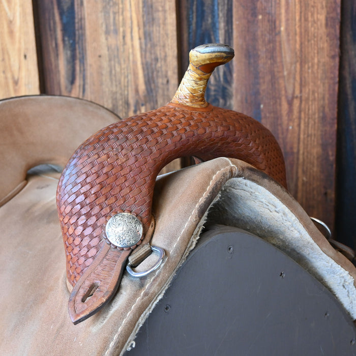 14.5" USED GENUINE SPORT TREELESS BARREL SADDLE