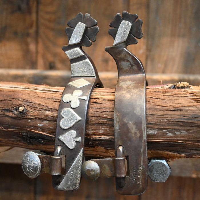 PAYNE #3553 Silver Mounted Spurs