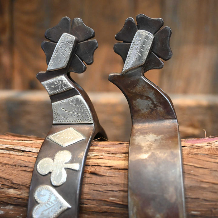 PAYNE #3553 Silver Mounted Spurs