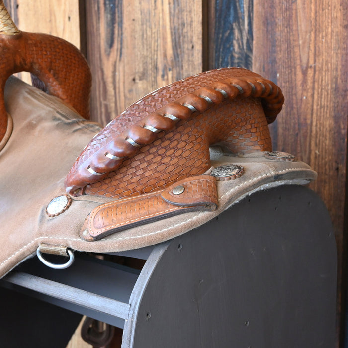 14.5" USED GENUINE SPORT TREELESS BARREL SADDLE