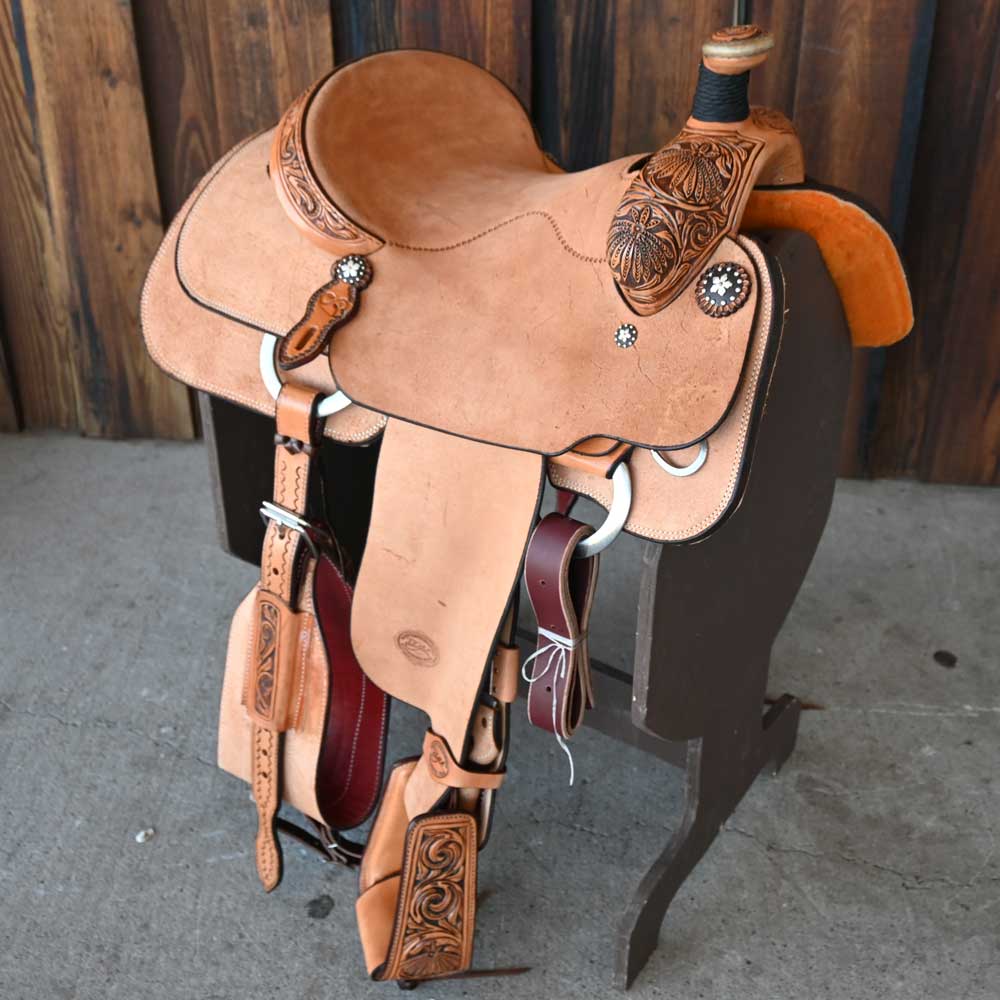 15" PATRICK SMITH ROPING SADDLE Saddles Patrick Smith   