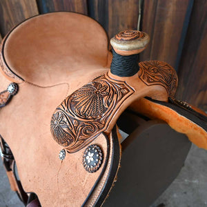 15" PATRICK SMITH ROPING SADDLE Saddles Patrick Smith   