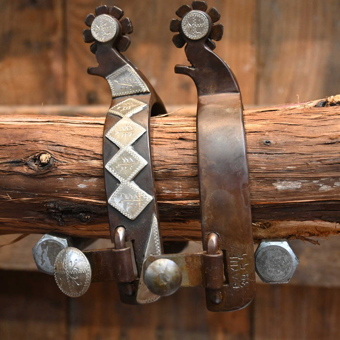 PAYNE #3955 8pt. Silver Mounted Spurs
