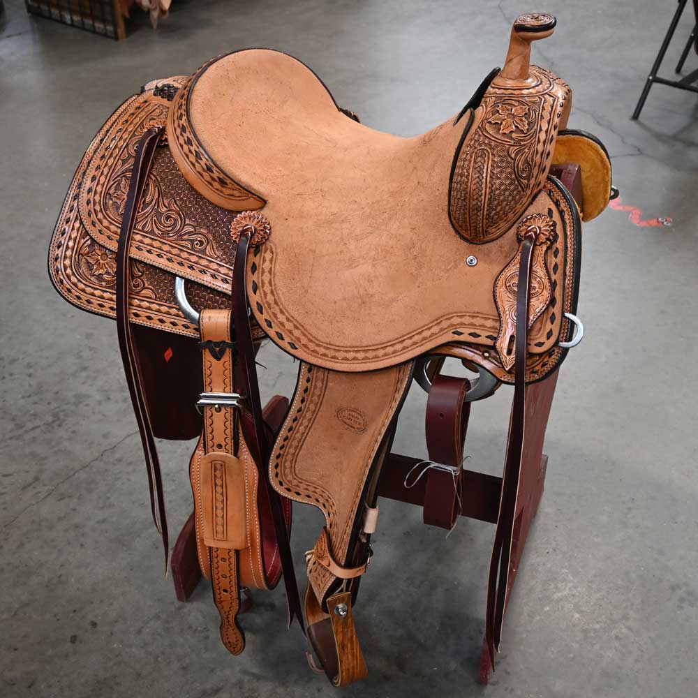 15" TESKEY'S PRO CUTTER RANCH CUTTER SADDLE