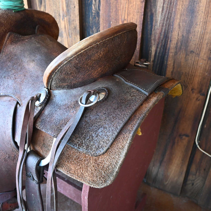 13.5" USED HEART OF TEXAS RANCH SADDLE