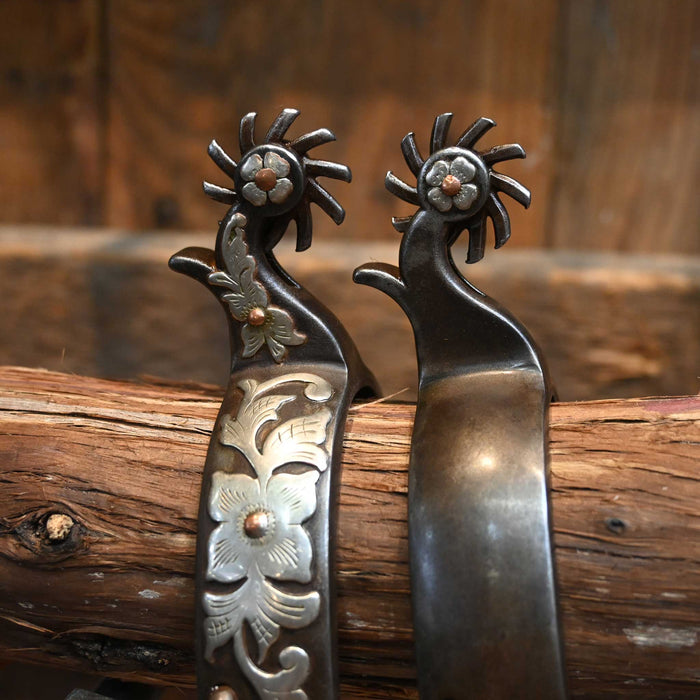 Kerry Kelley Silver Mounted Hurricane Spurs