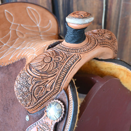 12.5" TESKEY'S YOUTH ROPING SADDLE Saddles - New Teskey's Saddlery