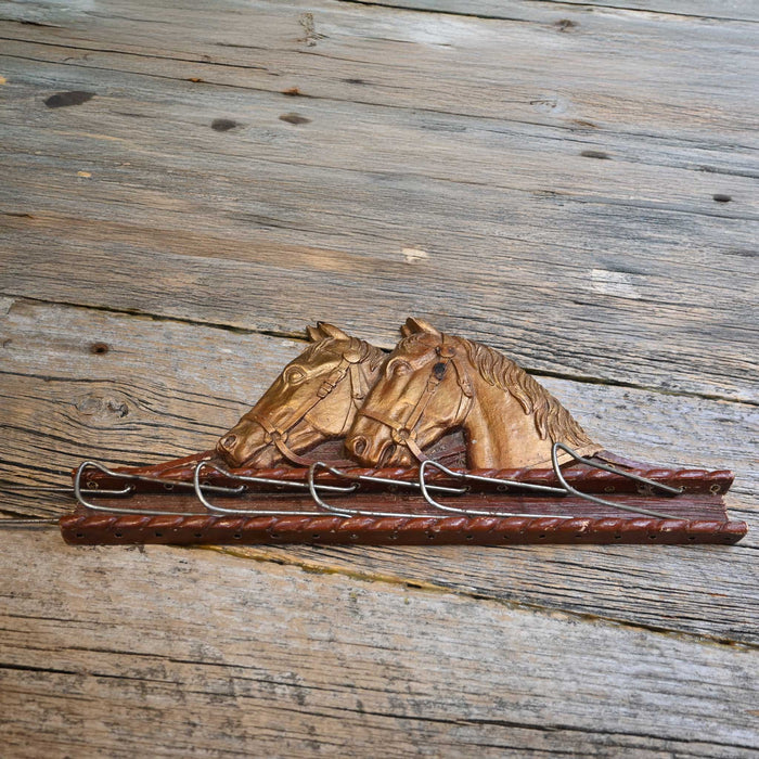Vintage Horse Head Tie Rack Collectibles MISC