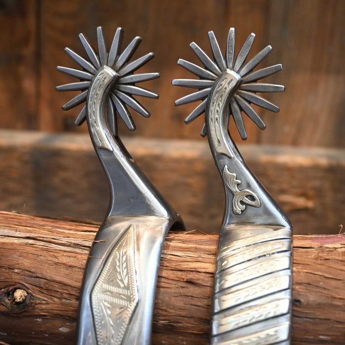 Jason Jarvis #917 Silver Mounted 17pt. Spurs