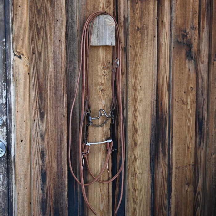 Jodi Hinson Solid Port Bridle Rig w/Split Ear Headstall