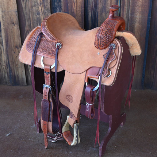 16" TESKEY'S RANCH CUTTER SADDLE Saddles - New Teskey's Saddlery