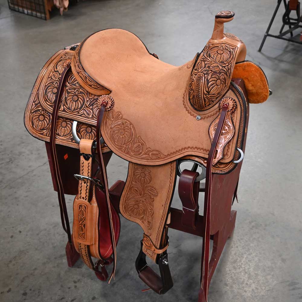 15" TESKEY'S PRO CUTTER RANCH CUTTER SADDLE Saddles Teskey's Saddlery