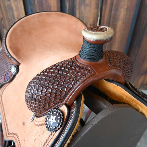 12.5" PATRICK SMITH YOUTH TEAM ROPING SADDLE Saddles - New Patrick Smith