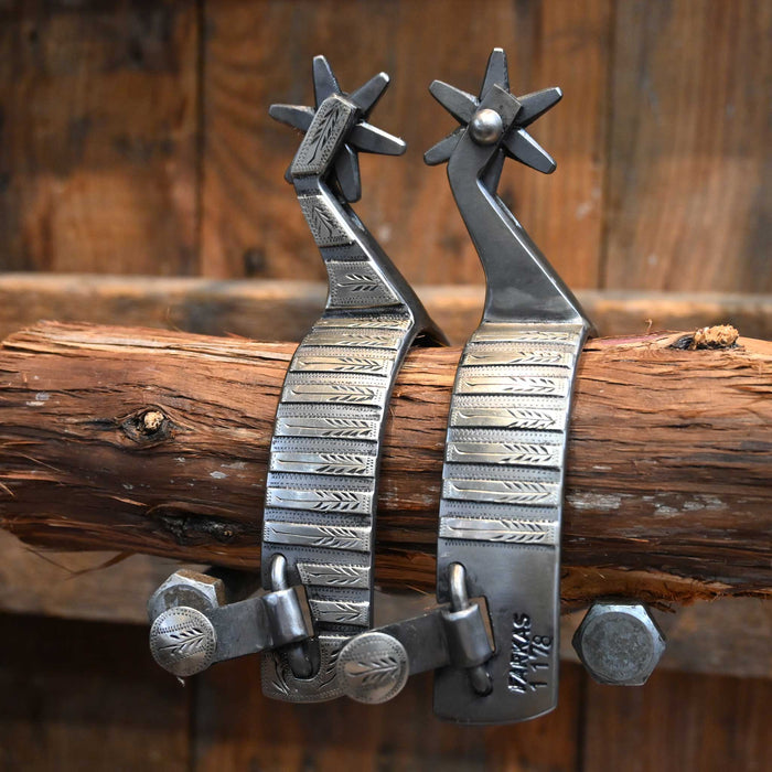 Farkas #1178 Silver Mounted 6pt. Spurs