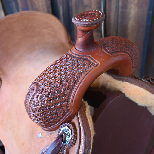 16" TESKEY'S RANCH CUTTER SADDLE Saddles - New Teskey's Saddlery