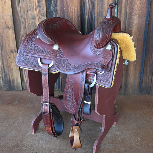 16.5" USED TESKEY'S PRO CUTTER SADDLE Saddles - Used Teskey's Saddlery