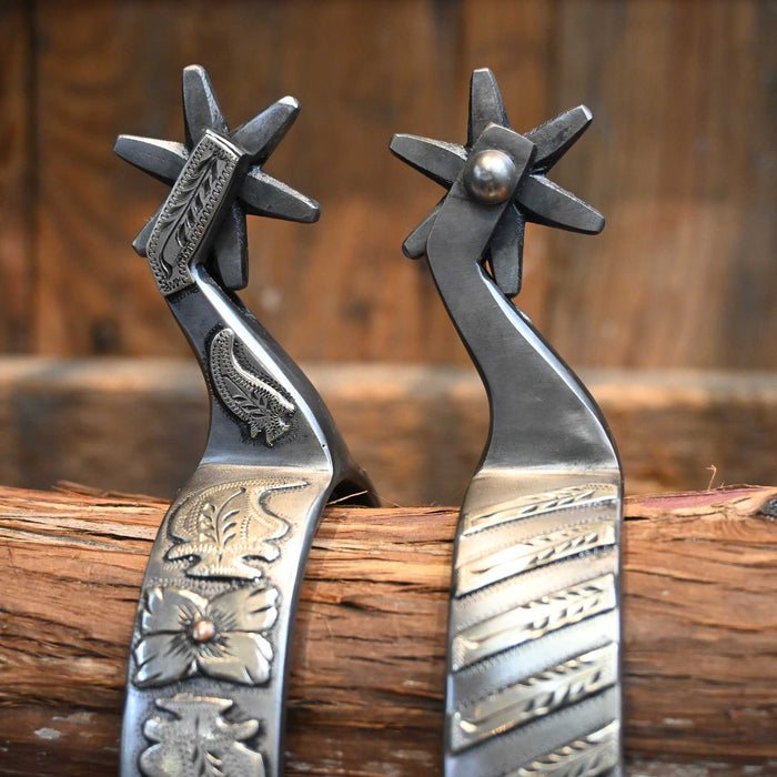 Farkas #1162 Silver Mounted 6pt. Spurs