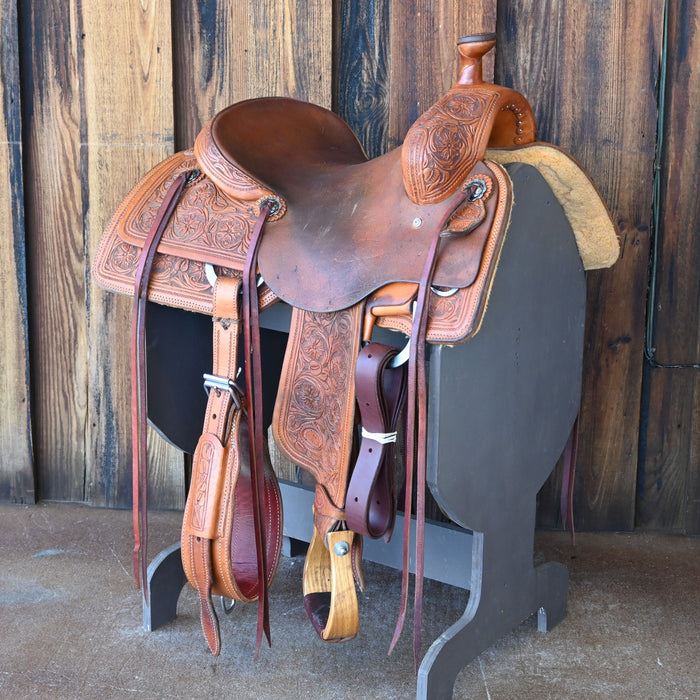 15" USED NRS RANCH CUTTER SADDLE