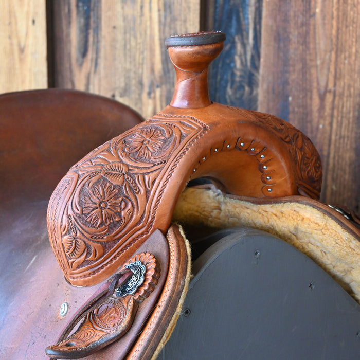 15" USED NRS RANCH CUTTER SADDLE