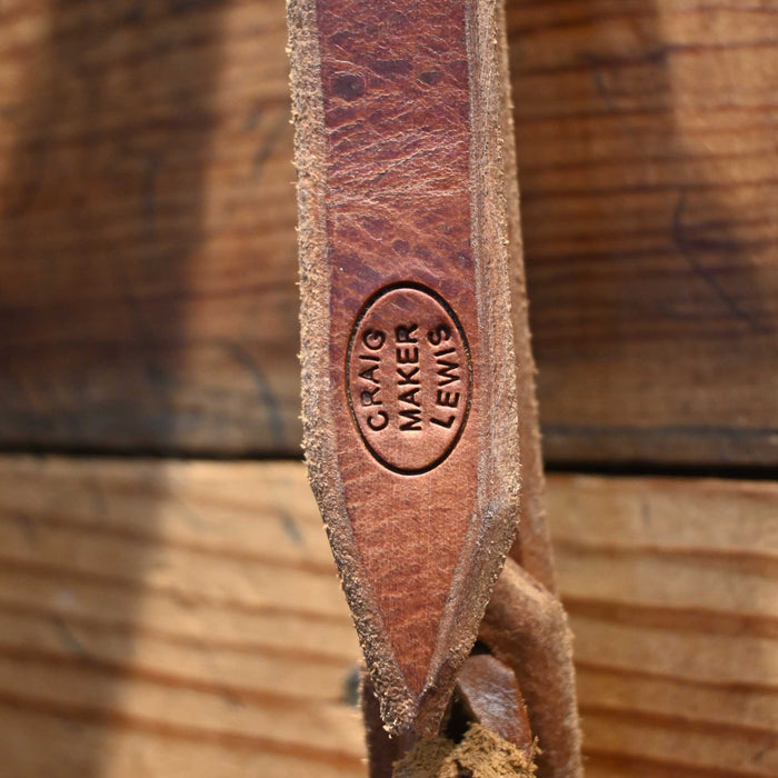 Craig Lewis Split Ear Headstall w/Pointer Hardware