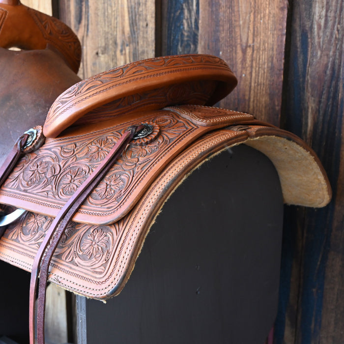 15" USED NRS RANCH CUTTER SADDLE