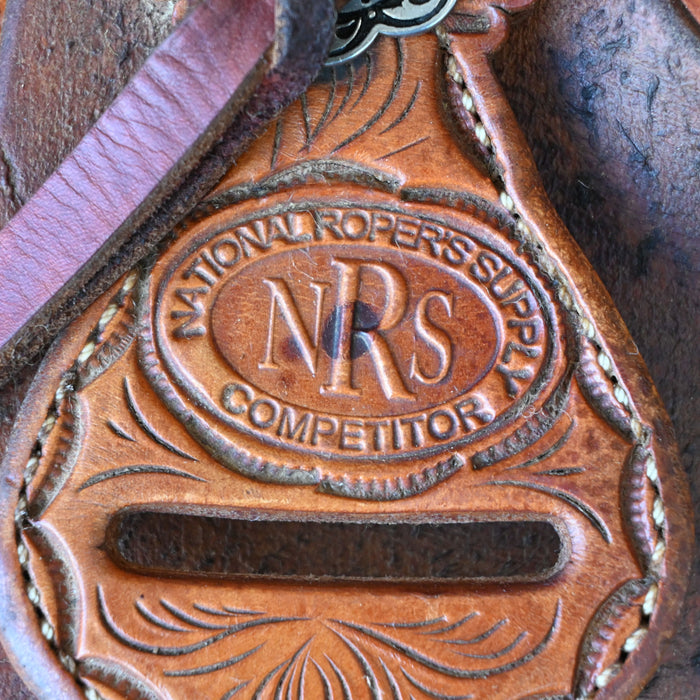 15" USED NRS RANCH CUTTER SADDLE