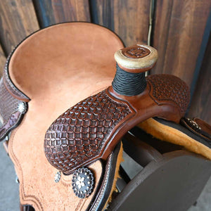 12.5" YOUTH PATRICK SMITH ROPING SADDLE Saddles Patrick Smith