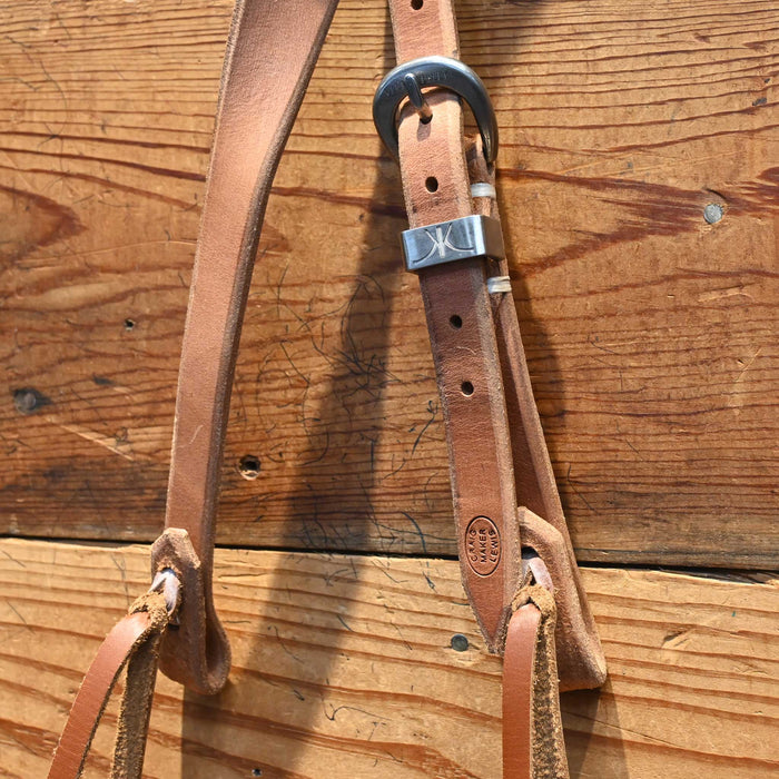 Craig Lewis Split Ear Headstall w/Kerry Kelley Hardware