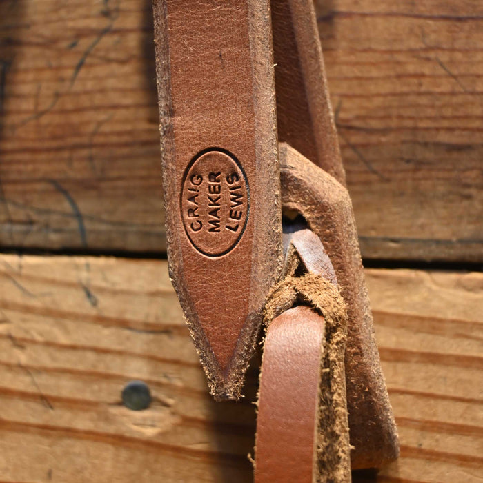 Craig Lewis Split Ear Headstall w/Kerry Kelley Hardware