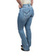 Rock & Roll Denim Women's Mid Rise Boot Cut Jean WOMEN - Clothing - Jeans Panhandle