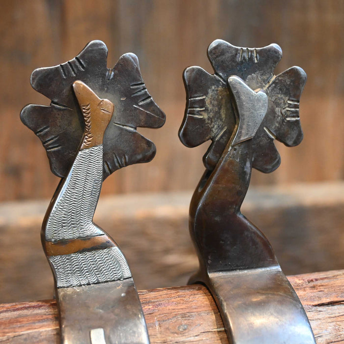 MT Stamped Lady Leg Spurs