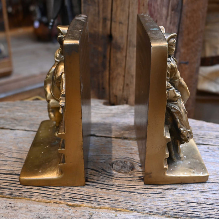 Vintage Buckin' Horse Bookends Collectibles W Victor