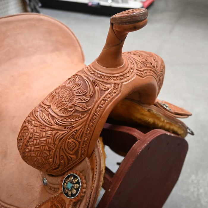 13" TESKEY'S BARREL SADDLE Saddles - New Teskey's Saddlery