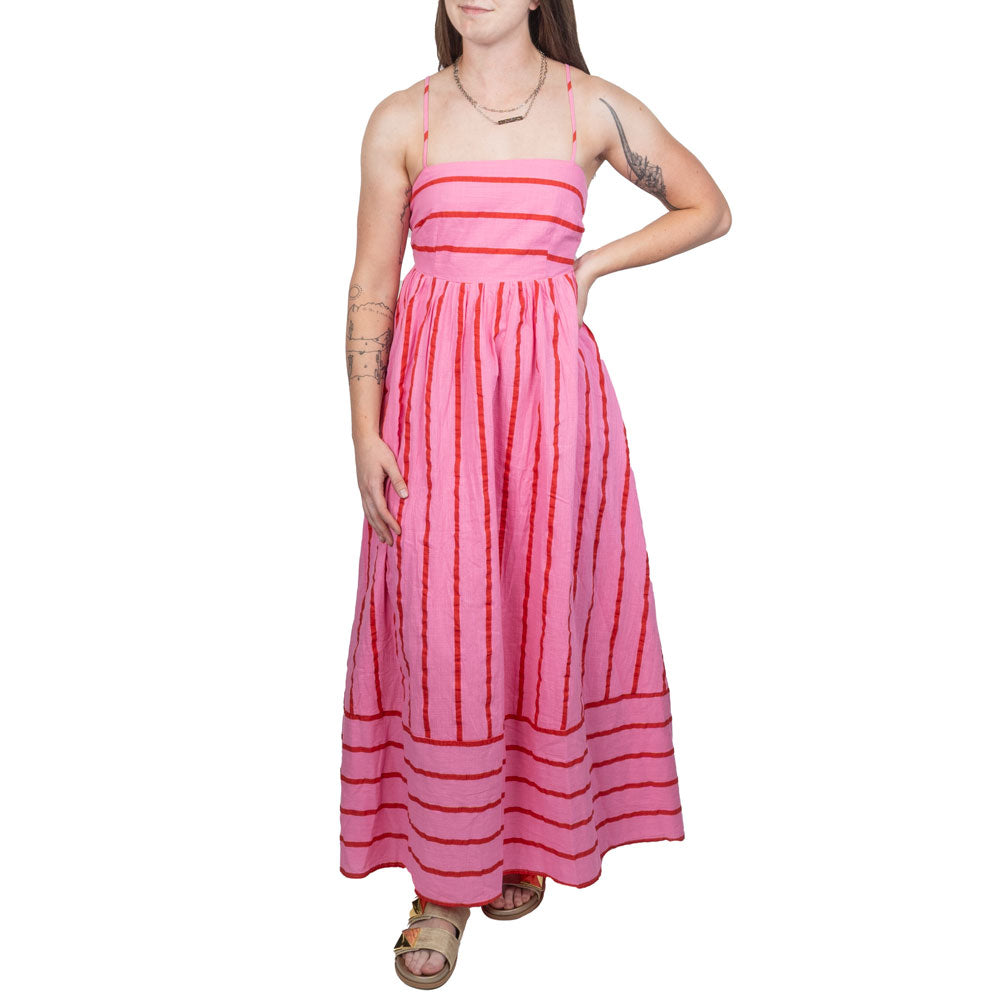 Striped Flare Maxi Dress WOMEN - Clothing - Dresses By Together
