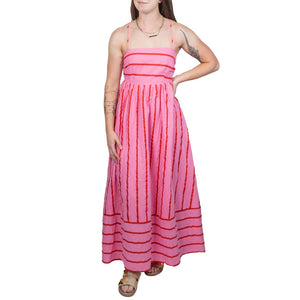 Striped Flare Maxi Dress WOMEN - Clothing - Dresses By Together
