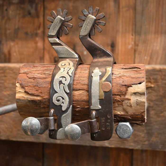 PAYNE Silver Mounted Cannon Spurs