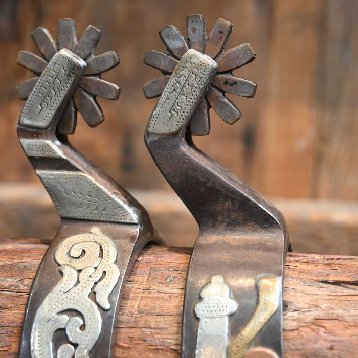 PAYNE Silver Mounted Cannon Spurs