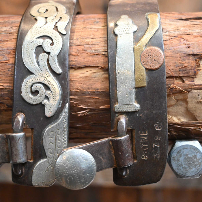 PAYNE Silver Mounted Cannon Spurs